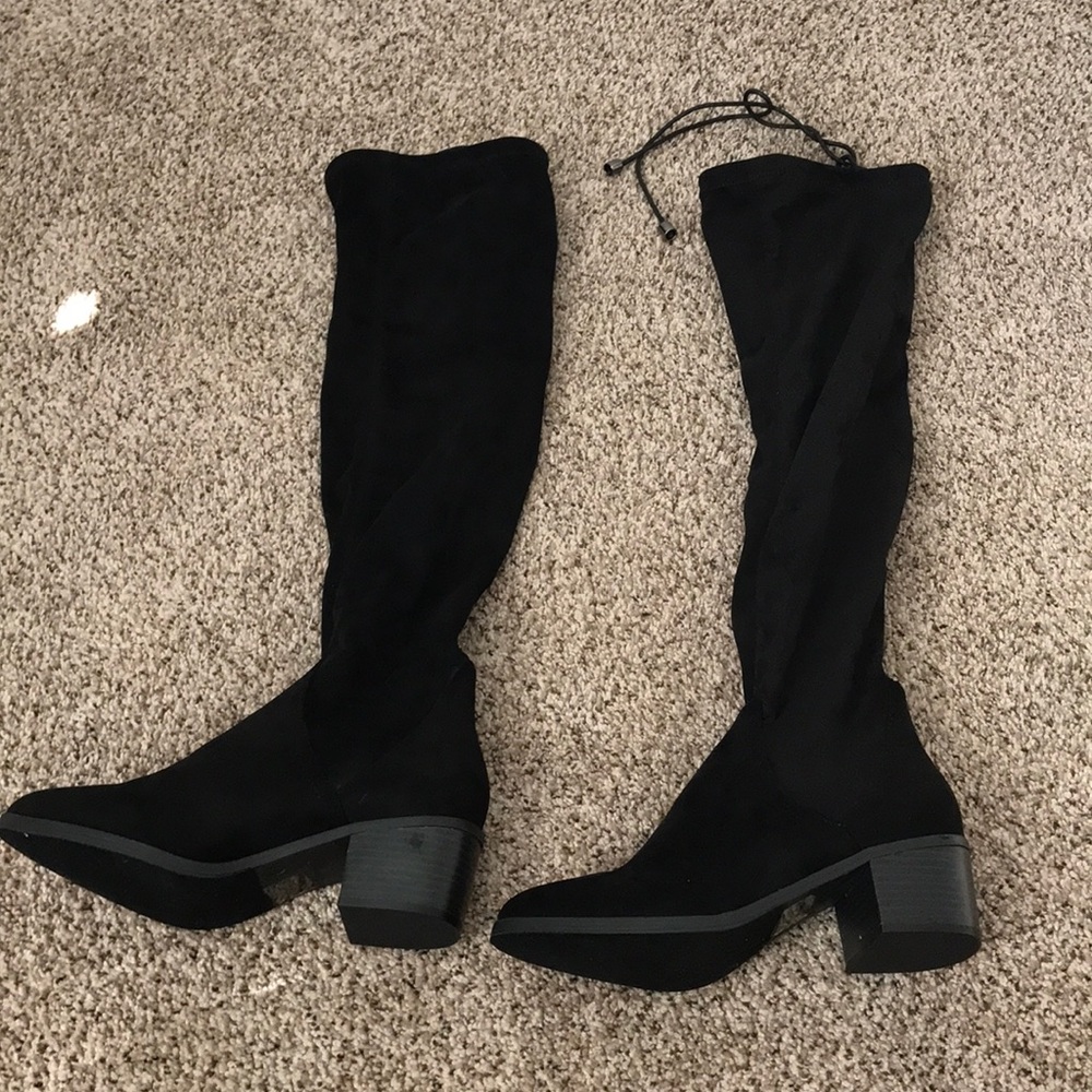 Black Over the Knee Boots